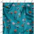 thumbnail image 2 of Soimoi Pure Silk Blue Fabric By the Yard - 42 Inch Wide - Florals Print Fabric - Elegant and Timeless Patterns for Fashion and Home Decor Printed Fabric, 2 of 6