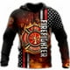 thumbnail image 4 of Sudadera con capucha de bombero para hombre, sudadera con estampado 3D, sudadera con capucha de diseñador de manga larga de otoño para hombre, 4 of 4