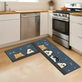 thumbnail image 4 of Alfombras de Cocina para el Piso, 40x60 + 40x120cm Conjunto de Alfombras de Piso de Agua Y Aceite Absorbentes para el Hogar, Fibra de Poliéster Antideslizante para la Lavandería de Cocina Y Alfombras, 4 of 6