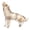 Champagne, variant on Artistic Crystals Glass Wolf Figurine Beautifully Howlings Wolf Statue for Home Decoration