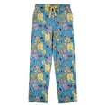 thumbnail image 4 of Sesame Street AOP Pastel Character Art Men's Blue Sleep Pajama Pants-Medium, 4 of 5