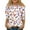 Purple, variant on Xyxonk 3/4 Sleeve Shirts for Teens Girls Crew Neck Casual Tops Basic Floral Print T Shirts 2025 Winter Cute Clothes 14-16 Years