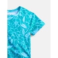 thumbnail image 2 of Wonder Nation Girls Rash Guard Set, 2 Piece, Sizes 4-16, 2 of 3