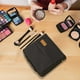 thumbnail image 2 of Neceser De Maquillaje Neceser de maquillaje de gran capacidad con cierre de cremallera,organizador portátil de viaje para cosméticos y herramientas (negro,1 pieza) Rkxzt, 2 of 8