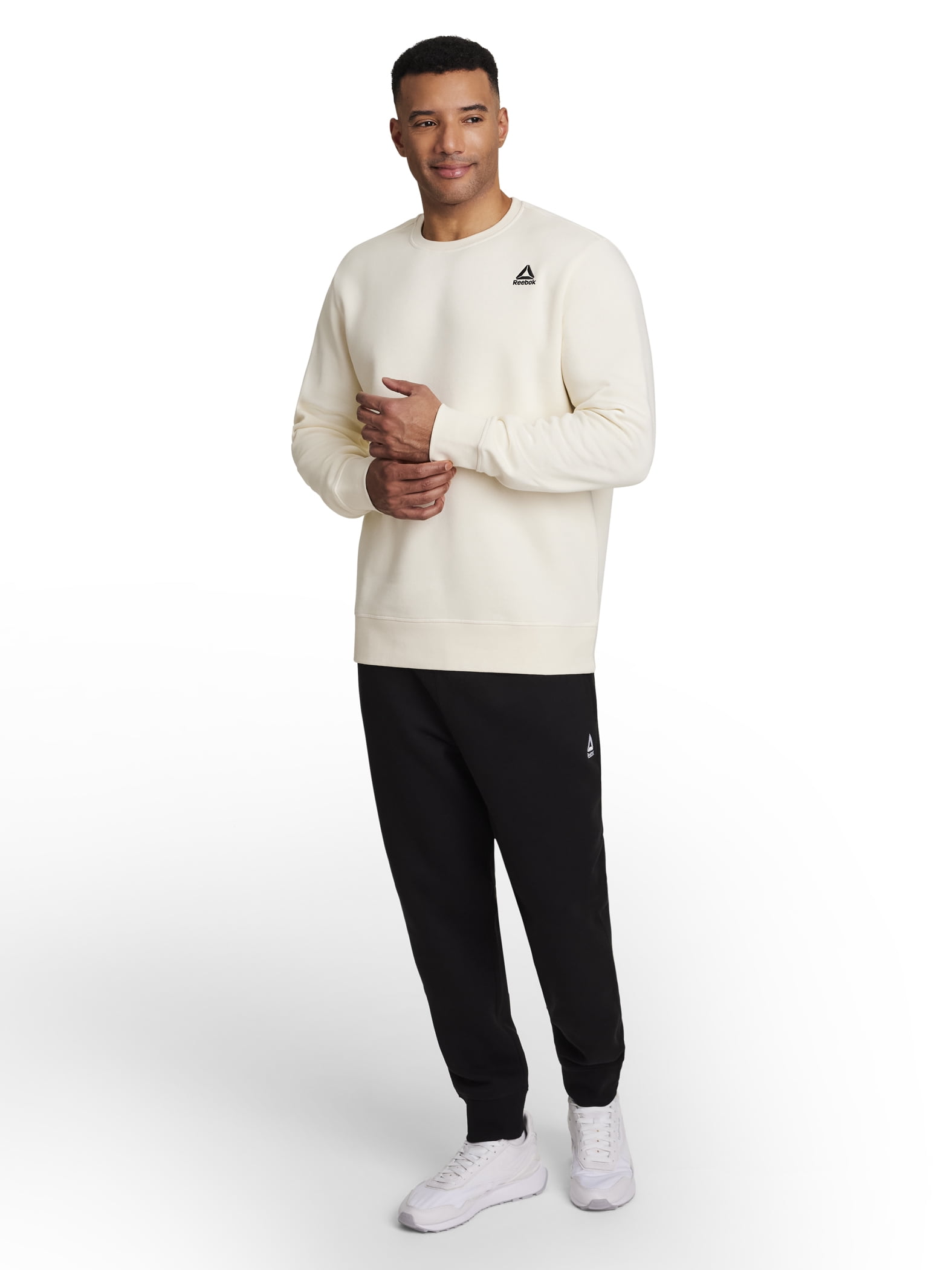 Reebok Men's and Big Men's Game Day Fleece Crewneck Sweatshirt, Sizes XS-5XL