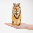 thumbnail image 3 of 5 Pcs/Ensemble Figurines en Bois de Lion Peint à la Main, Jouet Matryoshka, 3 of 4