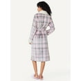 thumbnail image 3 of Joyspun Women's Plush Sleep Robe, Size S to 3X, 3 of 6