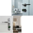thumbnail image 3 of Serrure de Cylindre Bluetooth à Empreinte Digitale, Tourne-Pouce Euro, Rechargeable, Longue Autonomie, Serrure de Porte Électronique Intelligente Numérique, Résistante à la Corrosion, 3 of 7