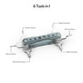 thumbnail image 4 of Mistaha Folding Tools Set with Screwdriver Hex Key Wrenches with Six Funtional Tools, 4 of 8