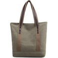 thumbnail image 1 of Sacs à Bandoulière en Toile pour Femmes, Sacs à Main Rétro Décontractés, Sac de Travail, Cabas, 1 of 7