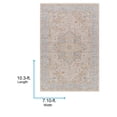 thumbnail image 4 of Livabliss Area Rugs for Living Room, 8x10 Avant Garde Traditional Taupe Rug, Bedroom Dining Room Home Decor Stain Resistant Carpet (7'10" x 10'2"), 4 of 5