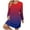 Red, variant on gakvbuo Long Sleeve Dress For Women Blouses Dressy Casual Tunic Dresses Women's Fall And Winter Oversized Loose Round Neck Short Sleeved Tie Printed Dress