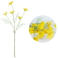 thumbnail image 2 of Ludlz 5PCS Artificial Decor DIY Flower Decoration for Home Wedding Party Car Corsage Decoration Fake Flowers Easy to Maintain Simulation Flower Home Decor, 2 of 8