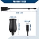 thumbnail image 5 of Adaptador de encendedor de cigarrillos de 12 V / Cable convertidor de encendedor de cigarrillos macho USB tipo C interior para RV para automóvil / Plástico ABS duradero 0,54 m / 1 pieza Negro, 5 of 7