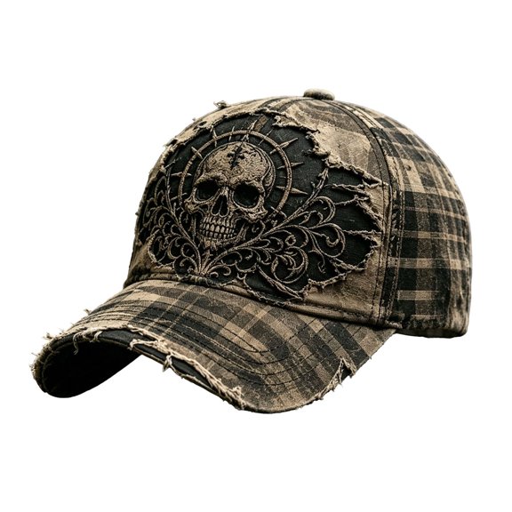 Mens Sun Hats with Uv Protection Halloween Pattern Print Visor Cap Casual Fashion Hat