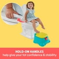 thumbnail image 6 of Sesame Street Elmo Hooray 3-in-1 Potty Chair, Toilet Trainer, Step Stool, Flush Handle, Unisex, 6 of 13