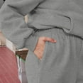 thumbnail image 3 of Womens Pant Suit Long Sleeve 2 Outfits Hoodie Sweat Sets Oversized Sweatshirt Baggy Fall Fashion Sweat With Pockets Lady Two Piece Sets for Women, 3 of 6