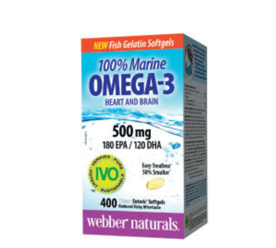 ber Naturals Easy To Swallow Mini Omega3 500mg 400 Softgels