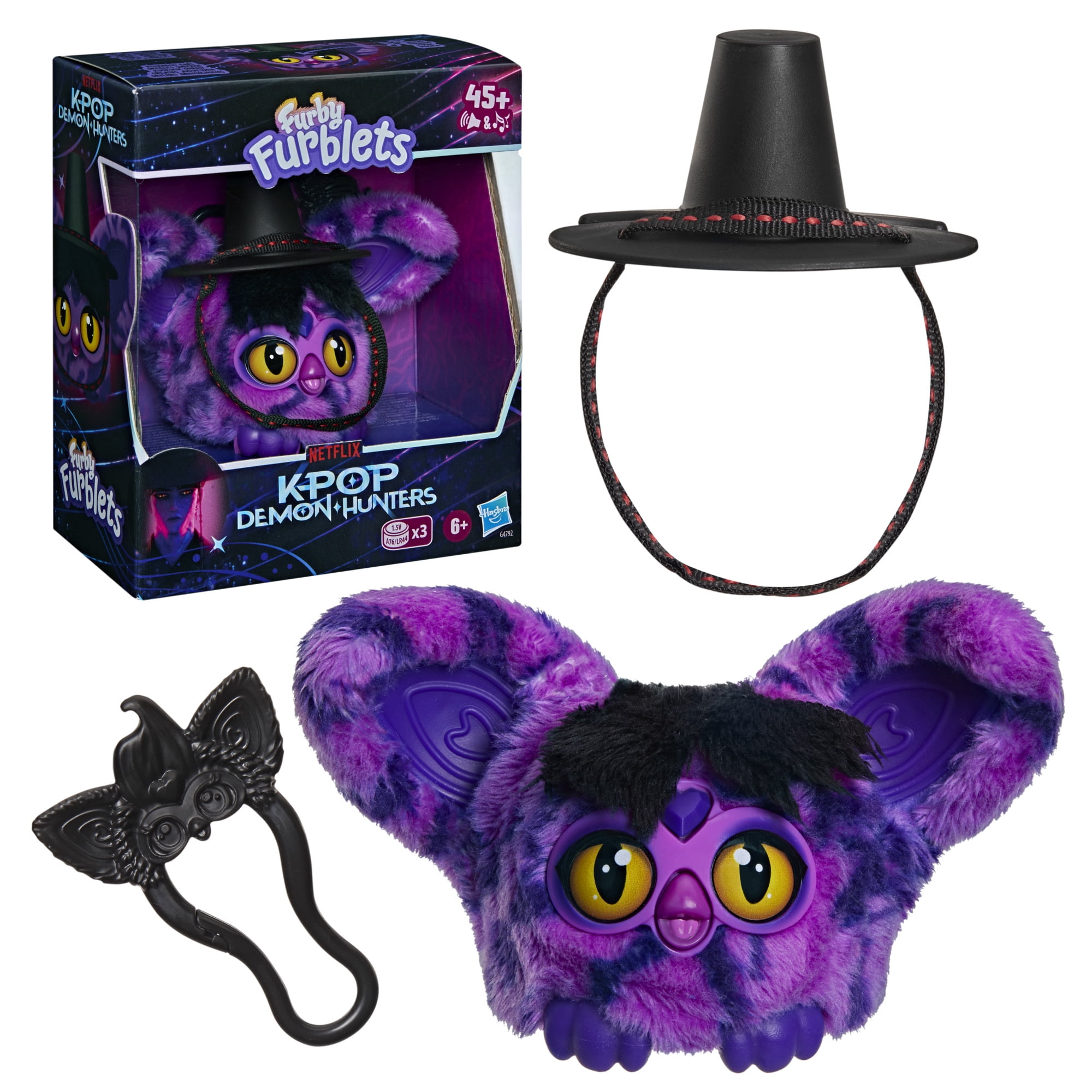 Furby Furblets Hoo-Lah Pineapple Mini Electronic Plush Toy for