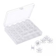 thumbnail image 1 of Estuche para bobinas,Estuche transparente para carretes de bobinas de máquina de coser,25 bobinas de costura,carretes,herramientas de costura para manualidades,Organizador de bobinas Caja de, 1 of 8
