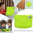 thumbnail image 5 of SaniMore for Samsung Galaxy Tab A9 Plus 12.4" 2023 SM-X810/X816/X818 Case, Shockproof Full-Body Handle Stand Tablet Protective Kids-friendly Lightweight Cover, Green, 5 of 6