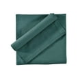 thumbnail image 4 of Fingercraft Cloth Napkin, Solid Color Cotton Linen Blend Table Napkins, Soft and Absorbent Fabric, Set of 12, Teal, 4 of 7
