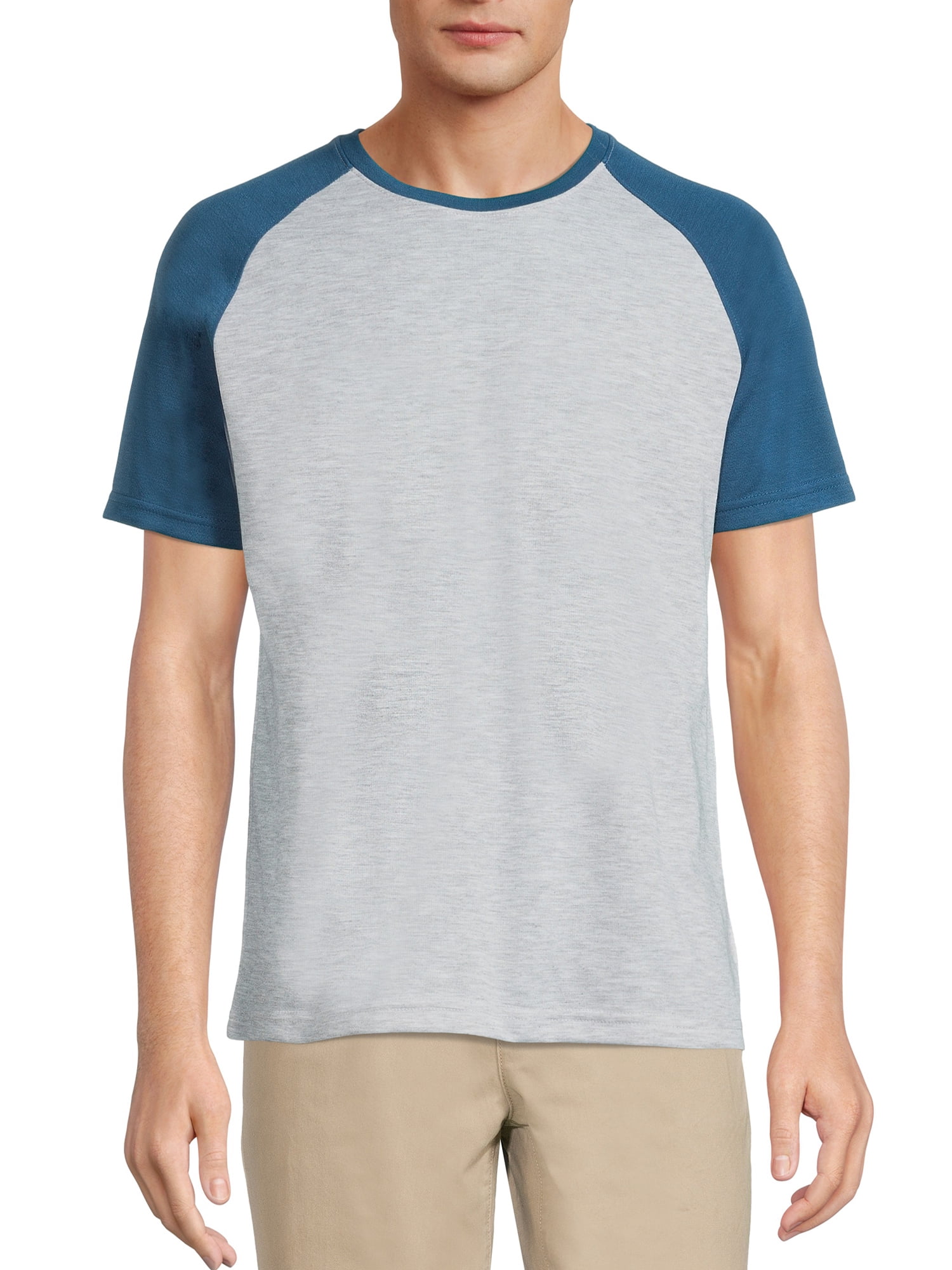 George Men's Raglan Tee with Short Sleeves, 2-Pack