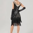 thumbnail image 3 of WILLBEST Vestidos de Verano para Mujer, Vestido Vintage Sexy sin Mangas para Mujer, Vestido de Fiesta de Noche de Lentejuelas con Cuentas y Borlas Dobles de Los Años 20 2025 Chica, 3 of 3