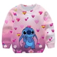 thumbnail image 1 of Primavera otoño niños niñas Stitch sudadera niños Casual algodón manga larga estampado sudaderas con capucha ropa deportiva adolescente Hip Hop ropa 5T Gao Jinjia LED, 1 of 2