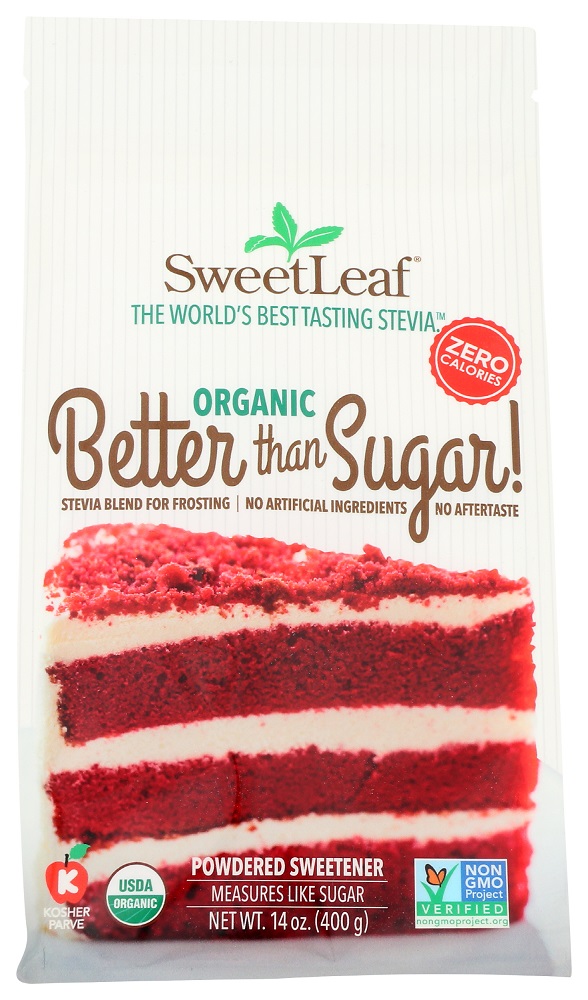 Better Than Sugar Organic Powdered Sweetener Frosting, 14 oz, 1 Pack