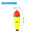thumbnail image 2 of Unique Bargains 0.7oz Fishing Slip Bobbers EVA Fishing Float, Yellow, 3 Pack, 2 of 6
