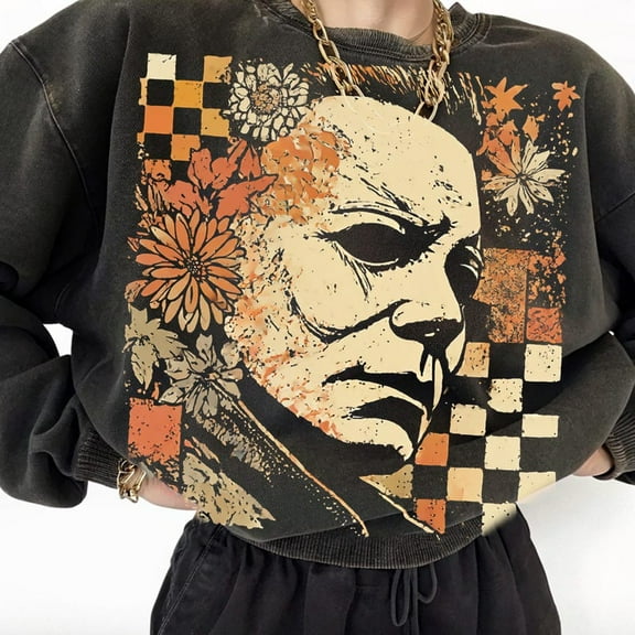 Halloween fall boho horror movie Sweatshirt, Retro Halloween Sweatshirt, Horror Movie Sweatshirt, Horror Halloween Shirt, Scary Movie Sweatshirt, Horror Sweatshirt