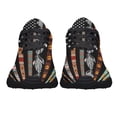 thumbnail image 5 of Native American flag Pride Shoes Sneakers for Women Men Black Size 10.5, 5 of 7
