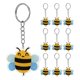 thumbnail image 5 of 10 Uds llavero de abeja de dibujos animados llavero decorativo novedad llavero llavero de abeja de dibujos animados colgante, 5 of 6