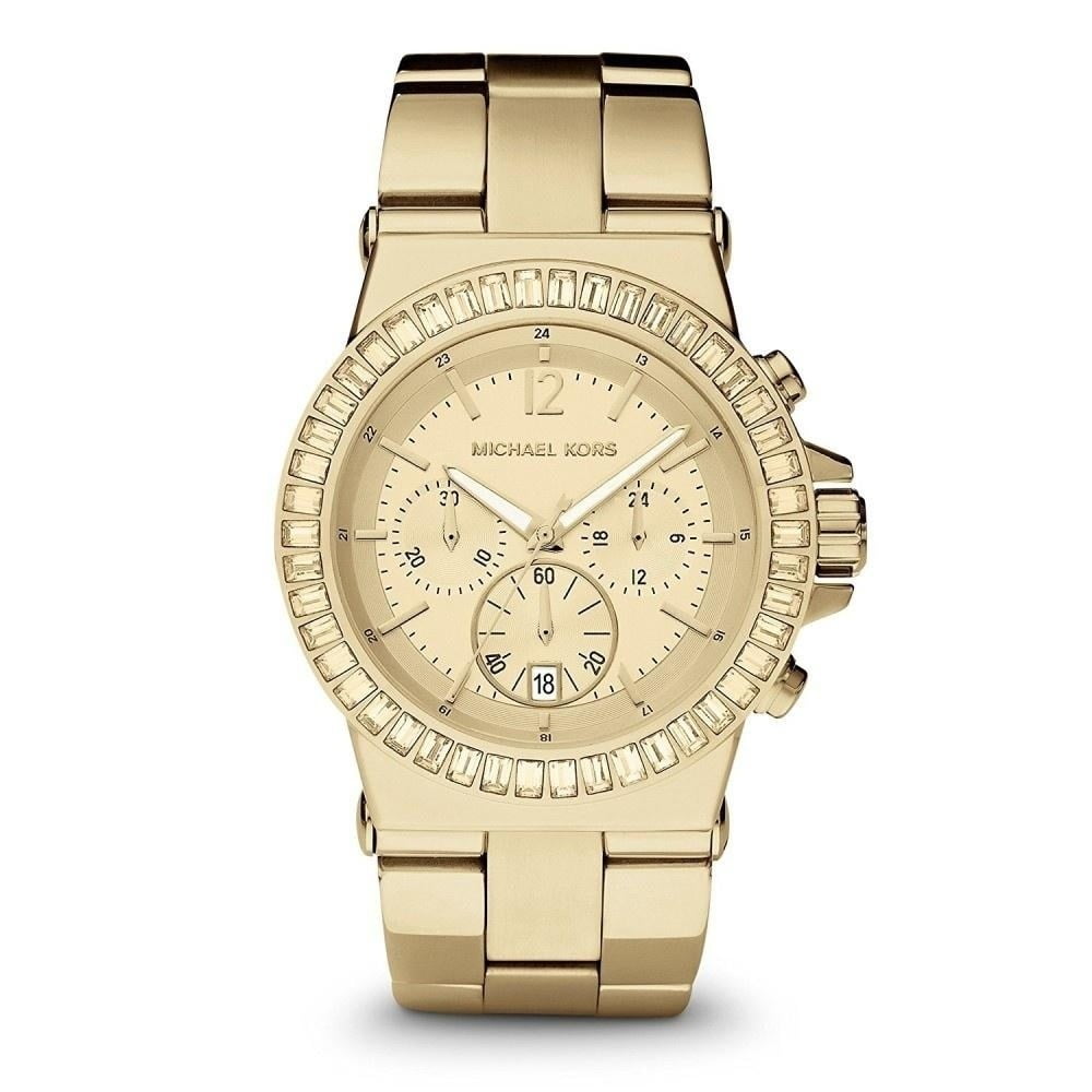 Michael Kors Michael Kors Women's Dylan' Chronograph Crystal Gold