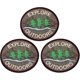 thumbnail image 1 of Iron on Patches for Clothing, 3pcs Explore Outdoors Sew-on Iron-on Applique Patches Adventure Tree Patches for Jeans, Backpack, Size:3x2.7 inch (Explo, 1 of 2