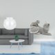 thumbnail image 2 of Acuario de escritorio,Pecera pequeña transparente,pecera,jarrón,mesa,Figura de escritorio,Estatua de gato,linda estantería,escritorio,decoración del hogar,Figura decorativa creativa para la, 2 of 8