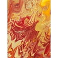 thumbnail image 2 of Moore, Regina 15x18 Gold Ornate Wood Framed with Double Matting Museum Art Print Titled - Nomadic Blaze II, 2 of 4