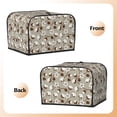 thumbnail image 3 of Xecao Cotton Tree Print 4 Slice Toaster Cover with Pockets, Small Appliance Cover, Dust and Fingerprint Protection, Machine Washable, 3 of 7