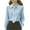Sky Blue, variant on Women Bow Tie Neck Blouse Long Sleeve Shirt Elegant Business Casual Dressy Top for Office Work Black L