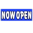 thumbnail image 1 of Now Open 13 oz Vinyl Banner With Metal Grommets, 1 of 4