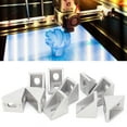 thumbnail image 3 of Angle Code, 10Pcs Aluminium Extrusion Profile Connector 3D Printer Accessories  for T-bolts for Flange Nuts, 3 of 7