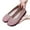 Pink, variant on UKAP Ladies Flats Round Toe Loafers Hollow Out Ballet Party Walking Shoes Soft Dress Red 7.5
