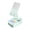 Green, variant on RGB Desktop Stand Fan - 3-in-1 Phone Holder with Cooling Fan, RGB Light Effects, 10000 RPM High Speed, 3 Speeds & 360 Rotation, Foldable Portable Cooling Fans for Office, Bedroom, Dorm