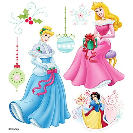 Disney Princess Dimensional Sticker - Christmas