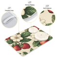thumbnail image 3 of Yayeee Dish Drying Mat for Kitchen Counter 16"x18" Microfiber Absorbent Pad, Beige Strawberry, 3 of 7
