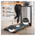 thumbnail image 4 of Folding Treadmill with Incline, Portable Home Treadmill, 330 LBS Capacity, 12 HIIT Programs, LED Display, Bluetooth Speaker & APP Control, Large Running Surface, 4 of 7
