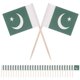 thumbnail image 2 of 100pcs Pakistan Flag Toothpicks Decorative Flag Cake Picks Nation Flags Cake Toppers, 2 of 3