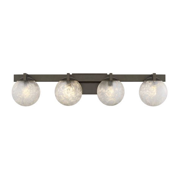 Darien 4-Light Bathroom Vanity Light in Mediterranean Bronze