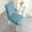 Blue, variant on Stretch Chair Covers for Dining Room Kitchen Seat Protectors Washable Elastic Slipcovers,Nylon Spandex Fabric,Fits Chairs up to 21.6in W x 21.6in D,Modern Leaf Pattern,Wedding Banquet Home Decor